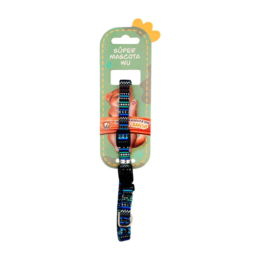 Collar pequeño de tela 1 cm, diseño geométrico abstracto, colores sur…