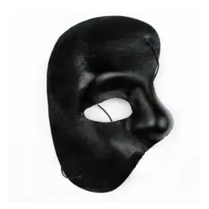 1pza Máscara negra con diseño del fantasma de la opera / antifaz medi…