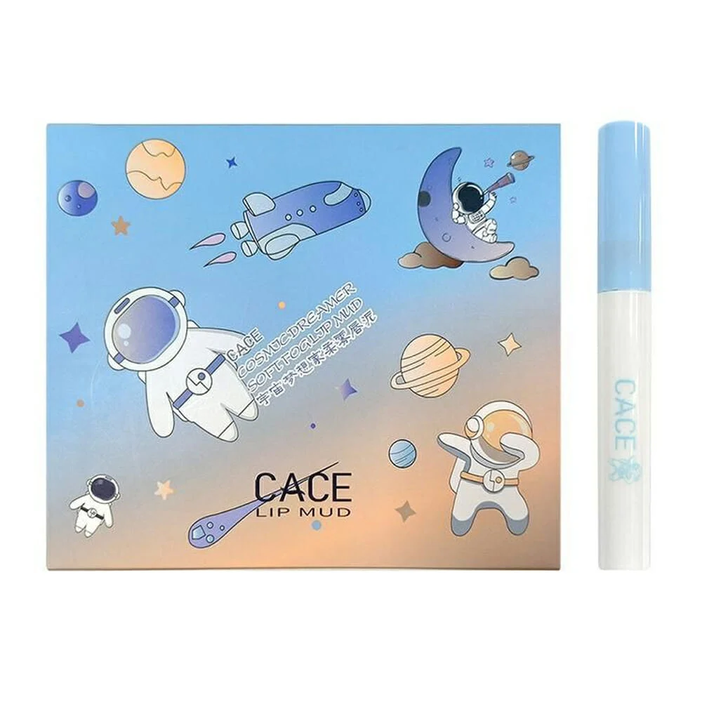 Paquete con 6 labiales tono mate, variedad de tonos / cace lip mud c34