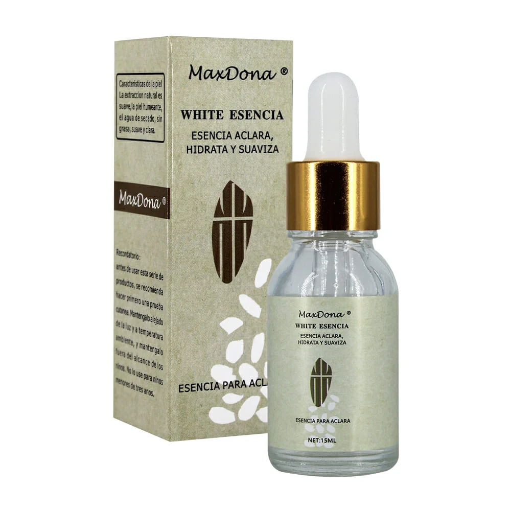 Gotero maxdona 15ml, con esencia hidratante y aclaradora / c447