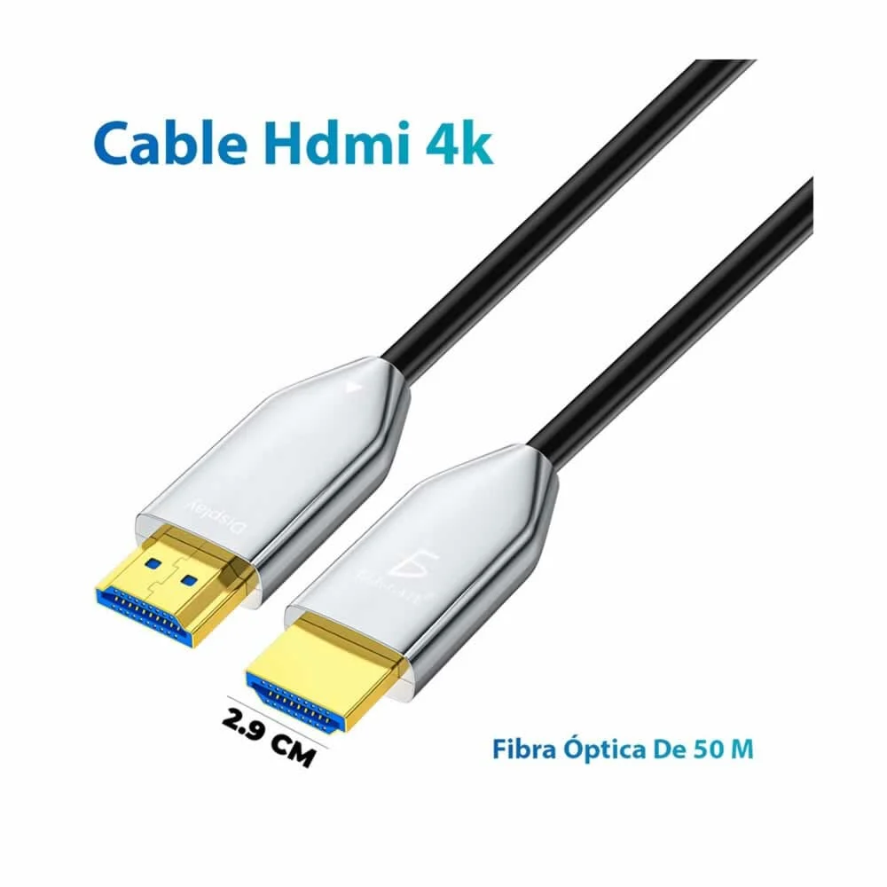 Cable hdmi 50 metros full hd 4k para pantalla grande