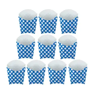Paquete con 10 cajas de cartón en variedad de diseños, para papas 5x7…