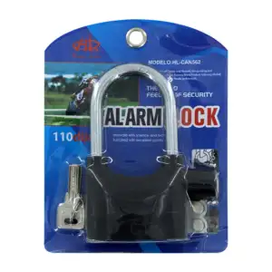 Candado de seguridad con alarma, antirrobo, anticorrosión, grande / h…