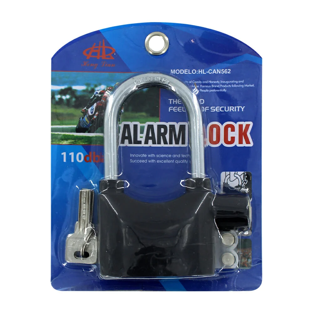 Candado de seguridad con alarma, antirrobo, anticorrosión, grande / h…