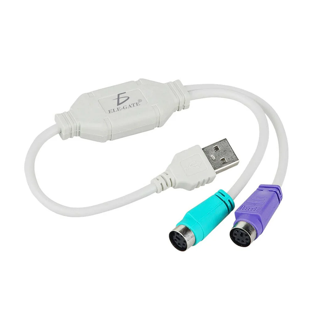 Convertidor adaptador de usb macho a ps/2 hembra / con.15