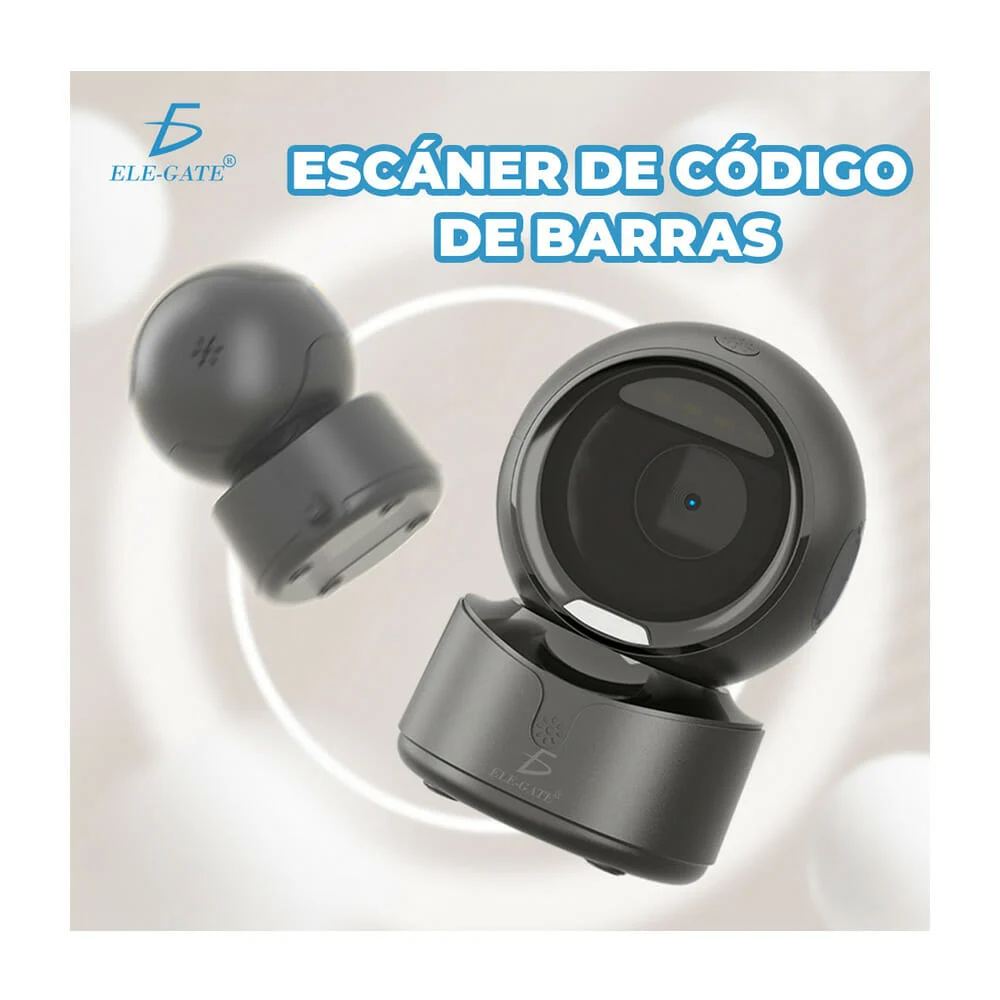 Escáner lector usb ele-gate shawty 1d/2d para códigos de barra y códi…