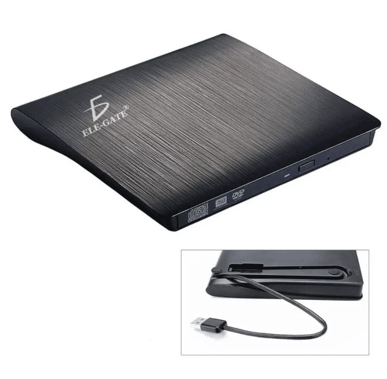 Lectora y grabadora externa de cds / dvd para comptadora con entrada …