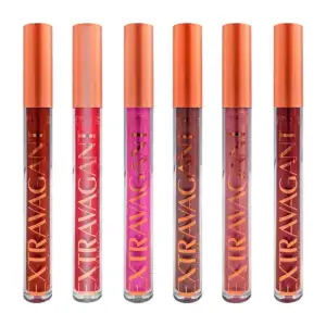 1pza labial líquido lip gloss con efecto metálico y aplicador, 3.5ml,…