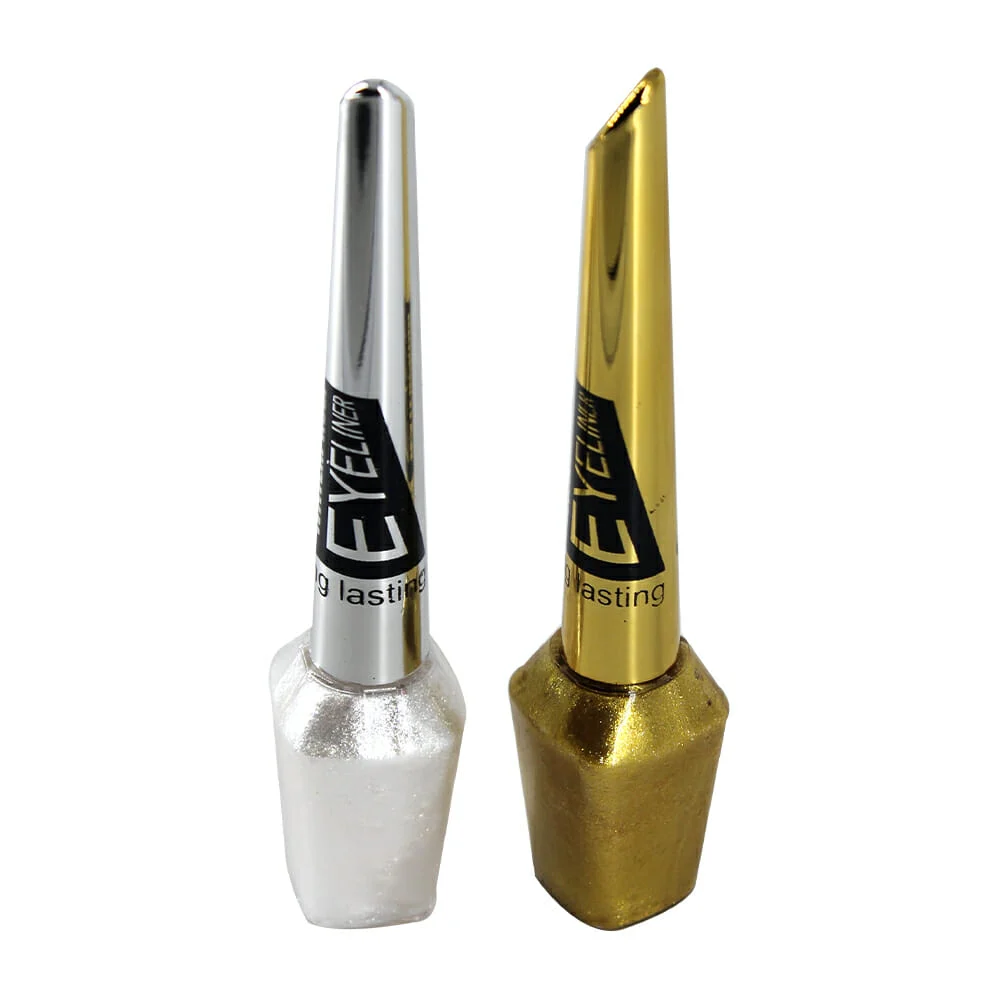 1pza Delineador líquido con glitter para ojos, variedad de colores / …