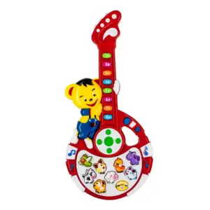 guitarra musical infantil con luz y sonido de animales, en forma de b…