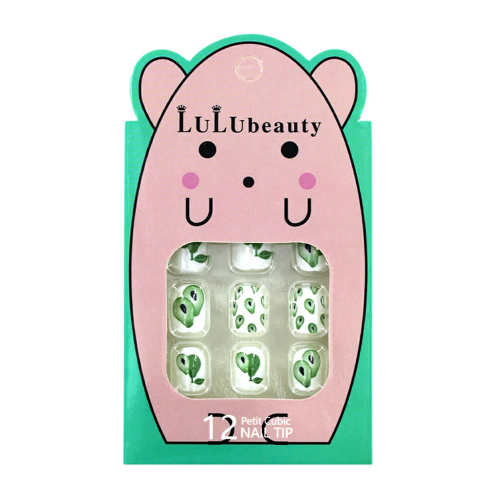 Caja con 12 uñas postizas pequeñas, variedad de diseños / lulu beauty…
