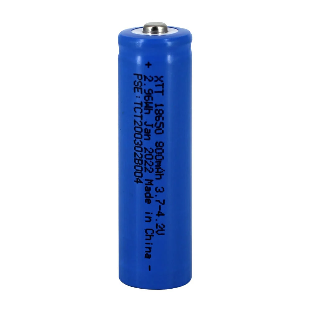 1pza Pila batería recargable 18650 con capacidad de 800mah 3.7a / xtt…