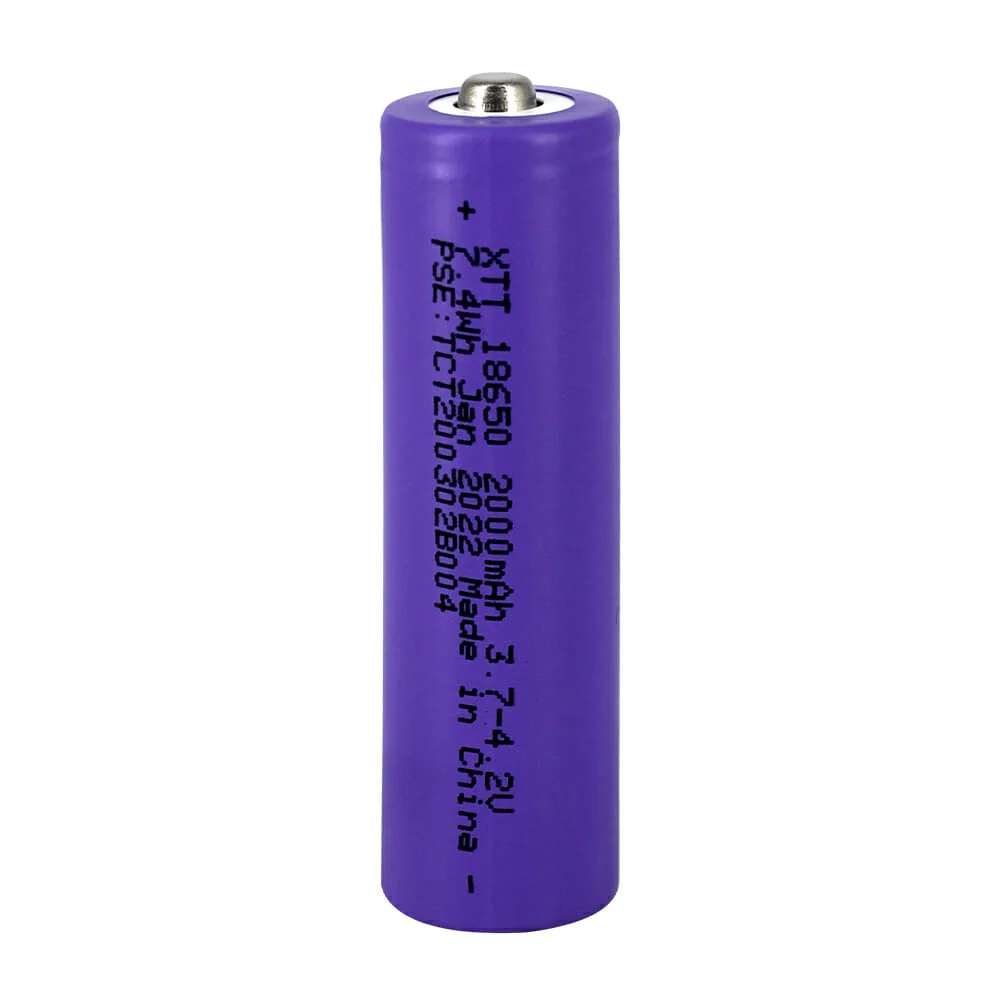 1pza Pila batería recargable 18650 con capacidad de 2000mah 3.7a / xt…