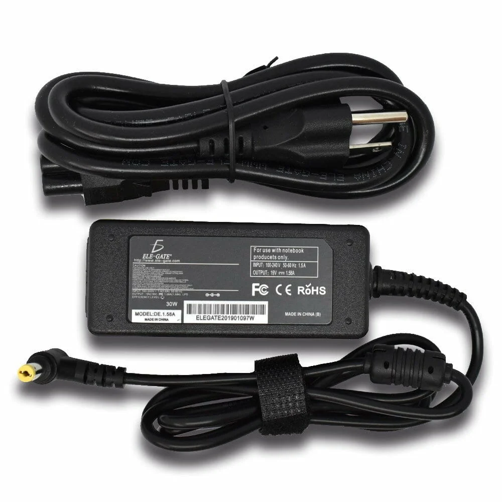 Cargador de punta amarilla para laptop, compatible con Dell 30w / de.…