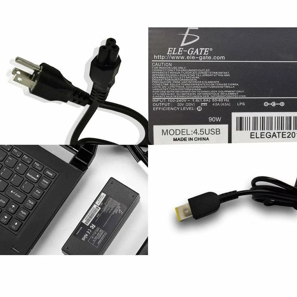 cargador laptop lenova punta cuadrada