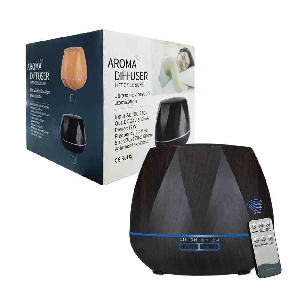 Humidificador difusor grande tipo madera futurem con capacidad de 500…