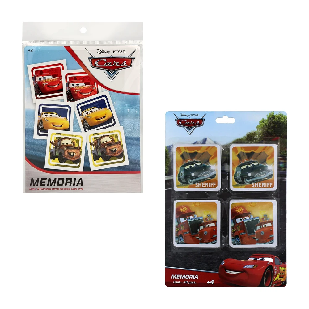 Juego de mesa / memorama de 48 piezas con diseño de cars / j1-me15 / …