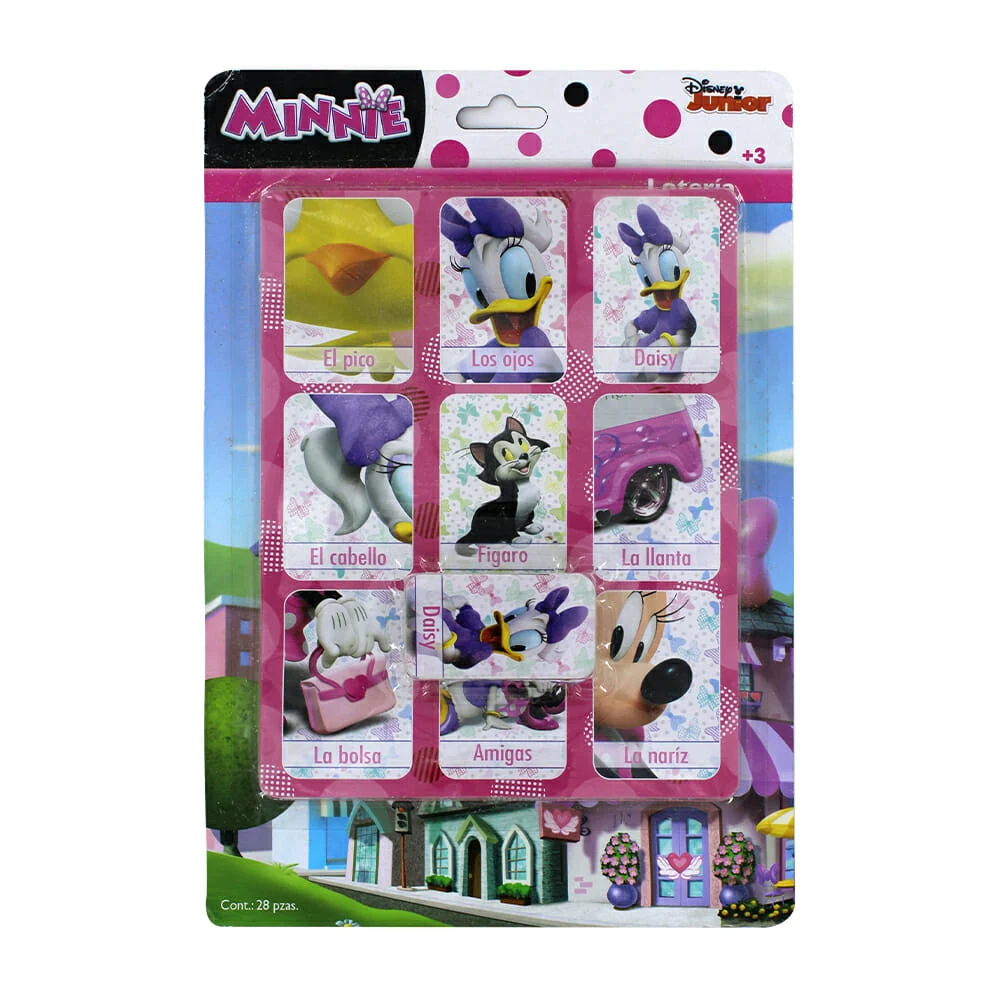 Lotería con 4 tableros y diseño de minnie mouse / djm17-lt66