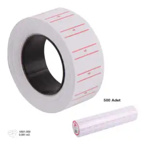Paquete con 10 rollos de etiquetas para precios, adaptable para etiqu…
