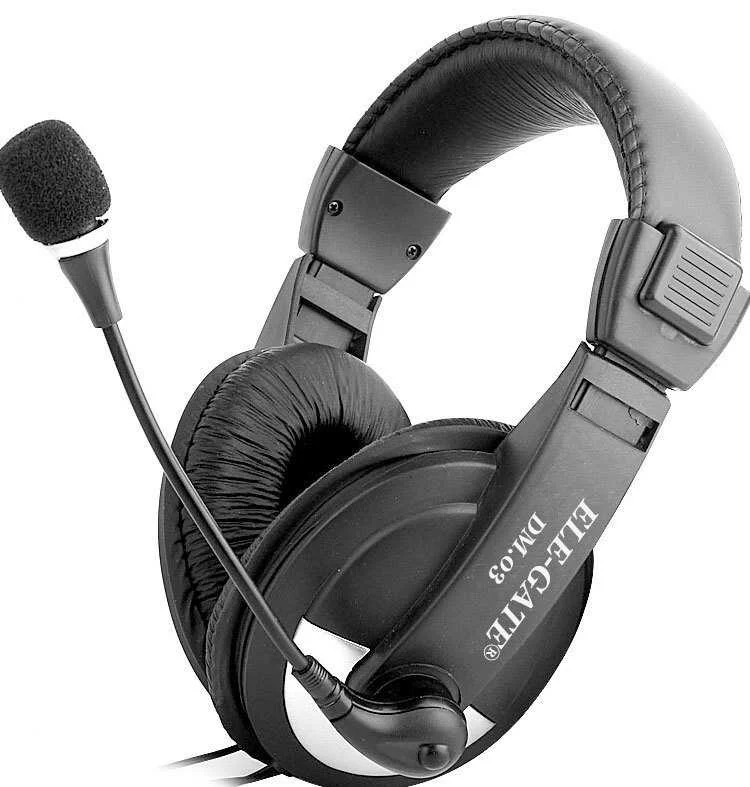 Auriculares / audífonos tipo diadema acolchada, alámbricos con micróf…