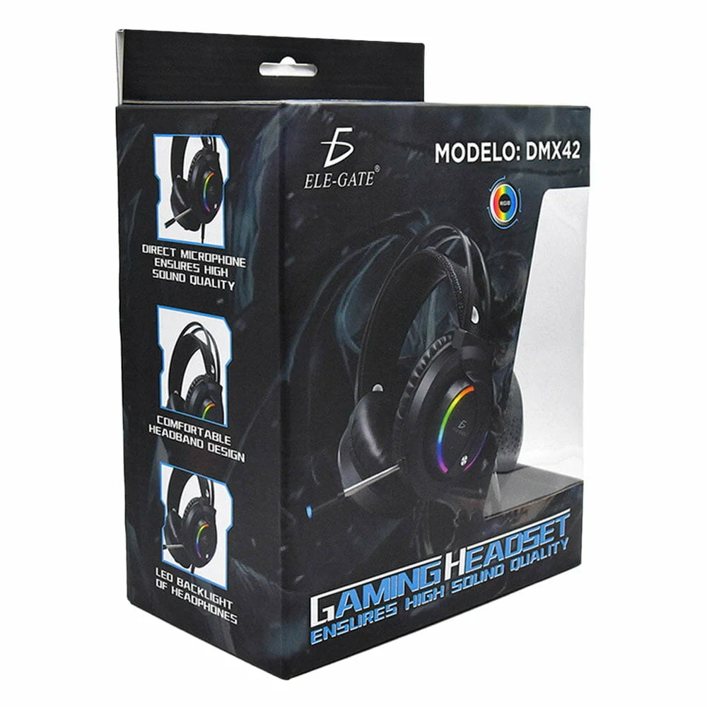 Diadema audífonos gamer con luces rgb, compatibles con ps4, xbox, pc …
