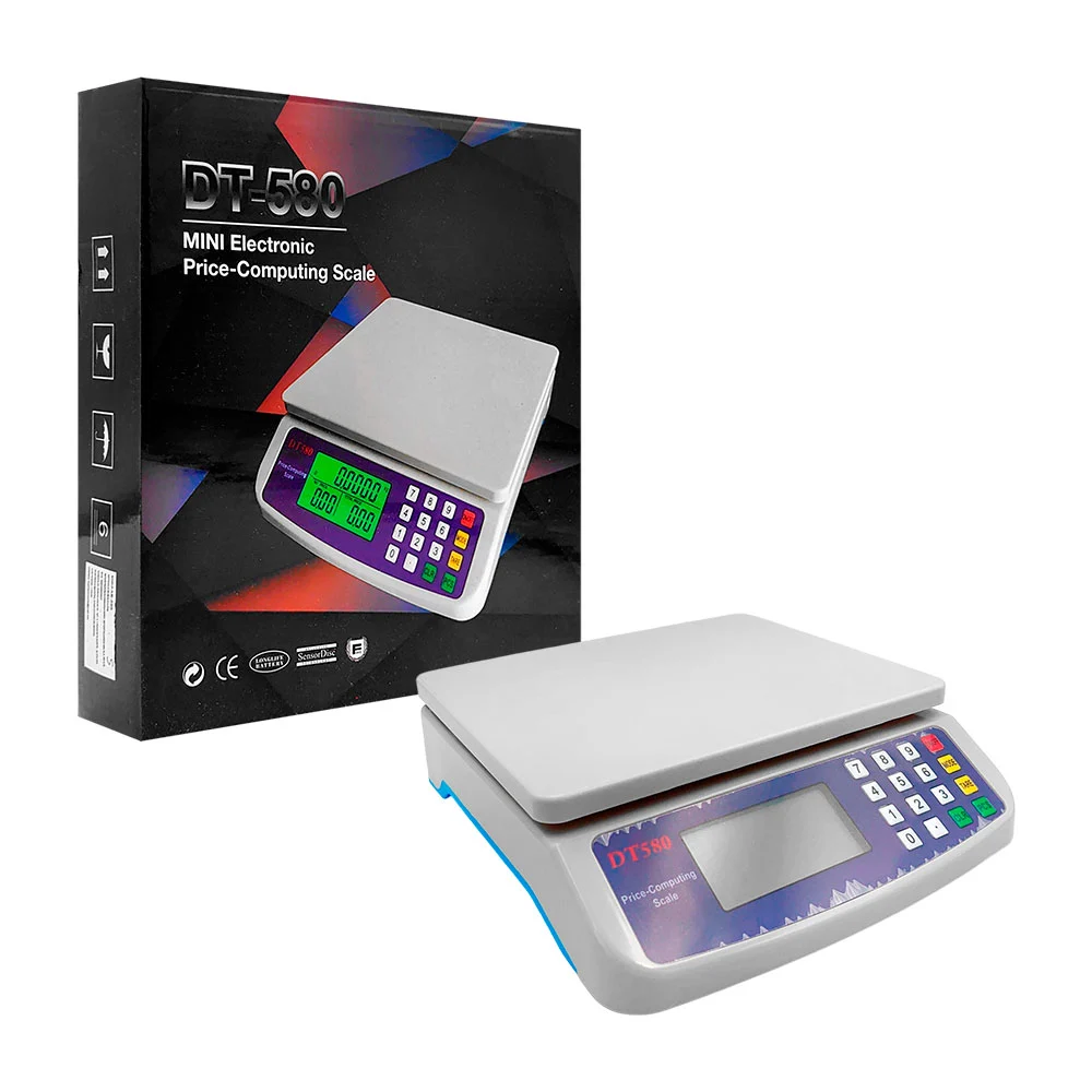 Báscula digital mediana, teclas numéricas, precio-peso / ab-580 / dt-…