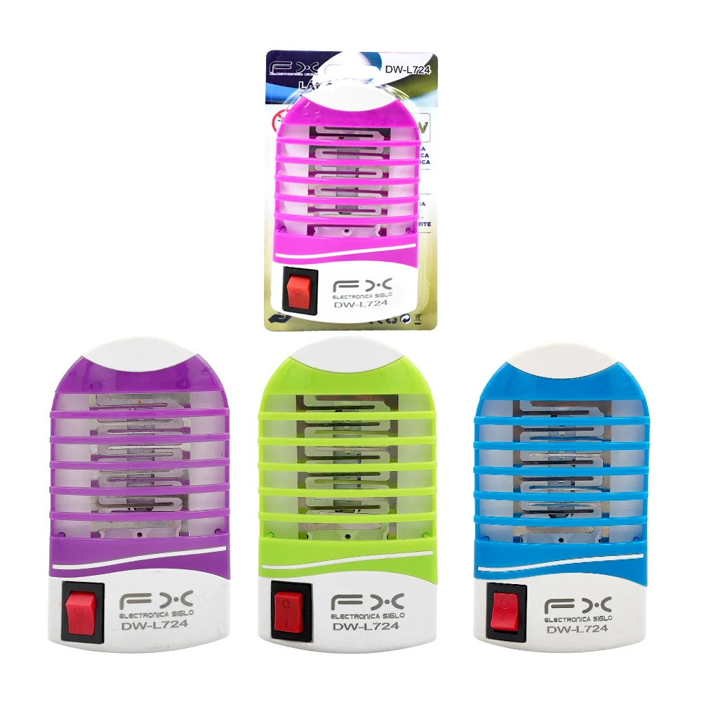 1pza Lámpara led mata mosquitos de plástico, variedad de colores / dw…