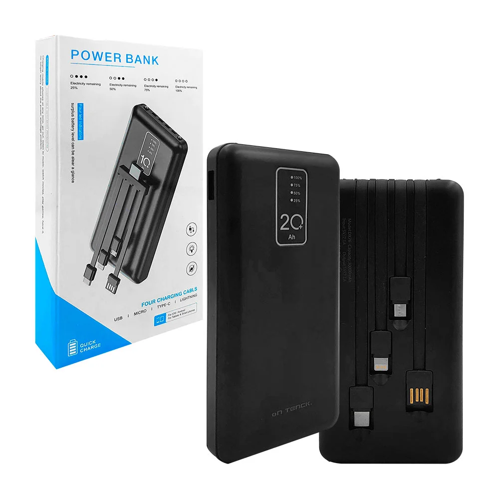 Power bank de 30000mah, múltiples puertos para carga, variedad de col…