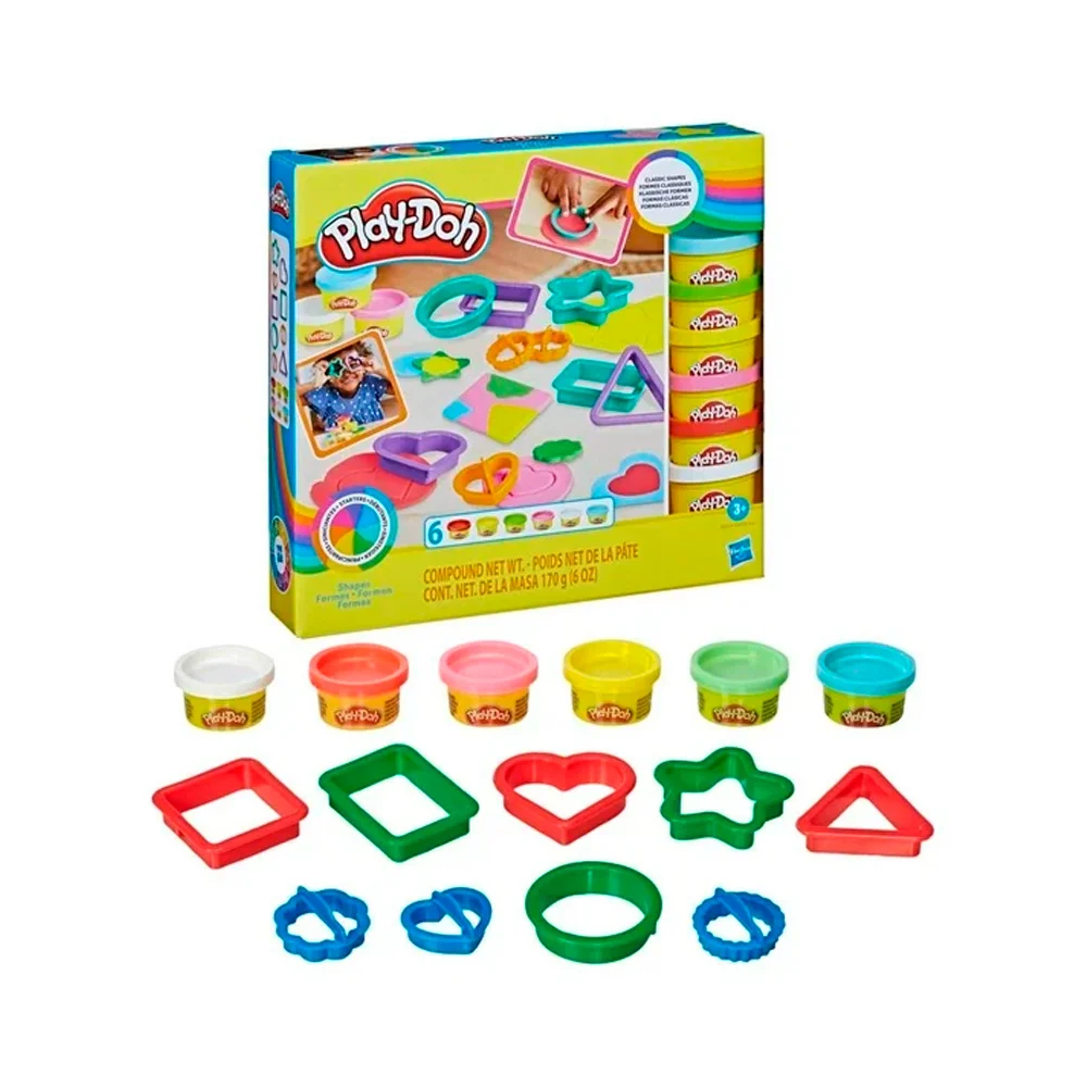 Juego de 6 plastilinas moldeables play-doh para crear formas / e8530 …