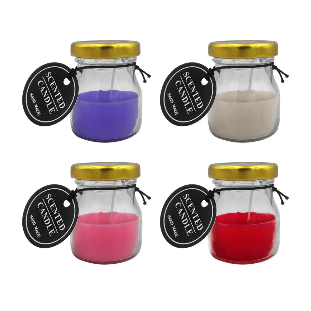 1pza vela aromática en frasco de vidrio 5.6 cm, variedad de aromas / …
