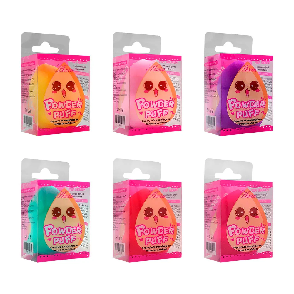 Mini esponja suave para aplicar maquillaje, forma de huevo y reloj de…