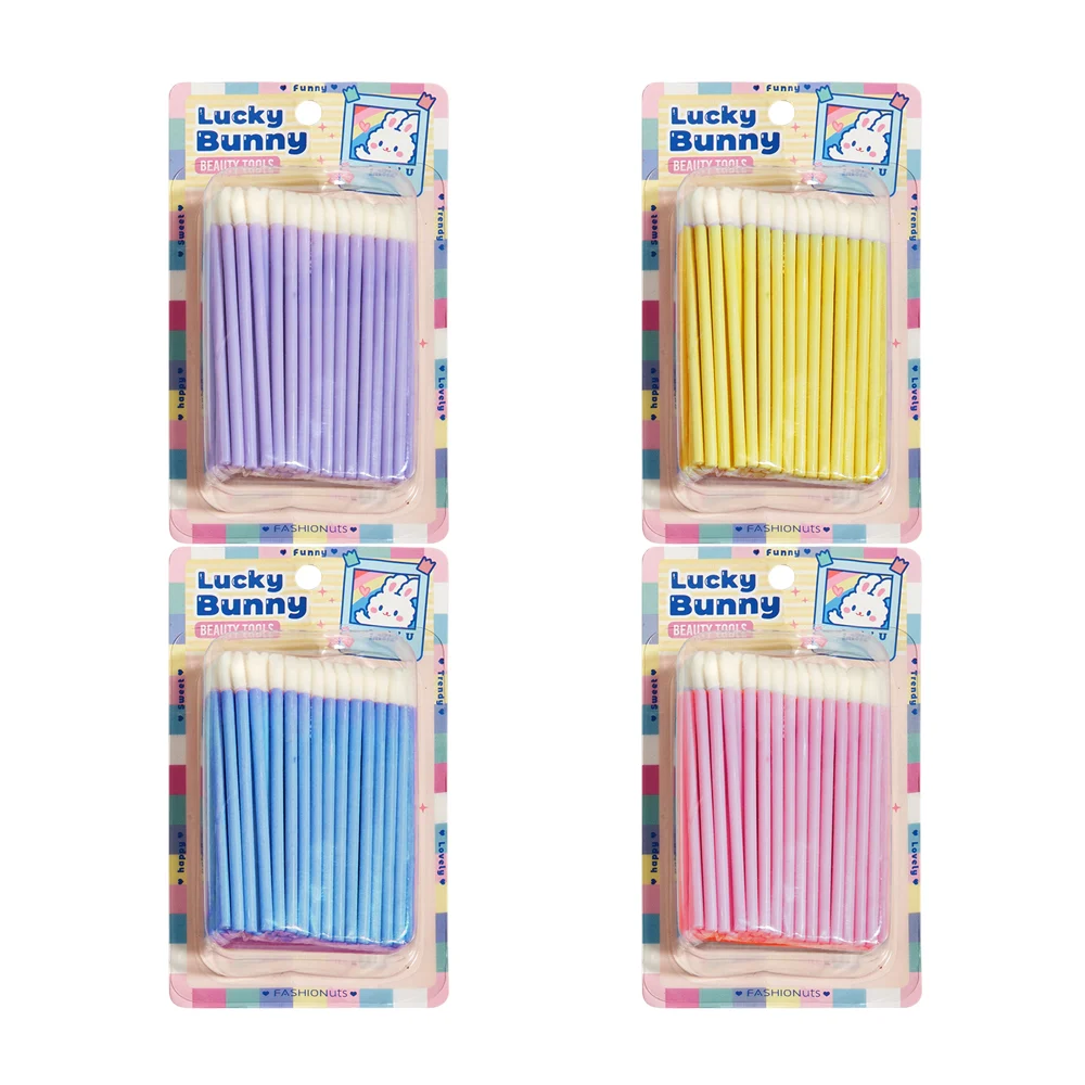 Paquete con micro cepillos aplicadores para cejas y/o pestañas, varie…