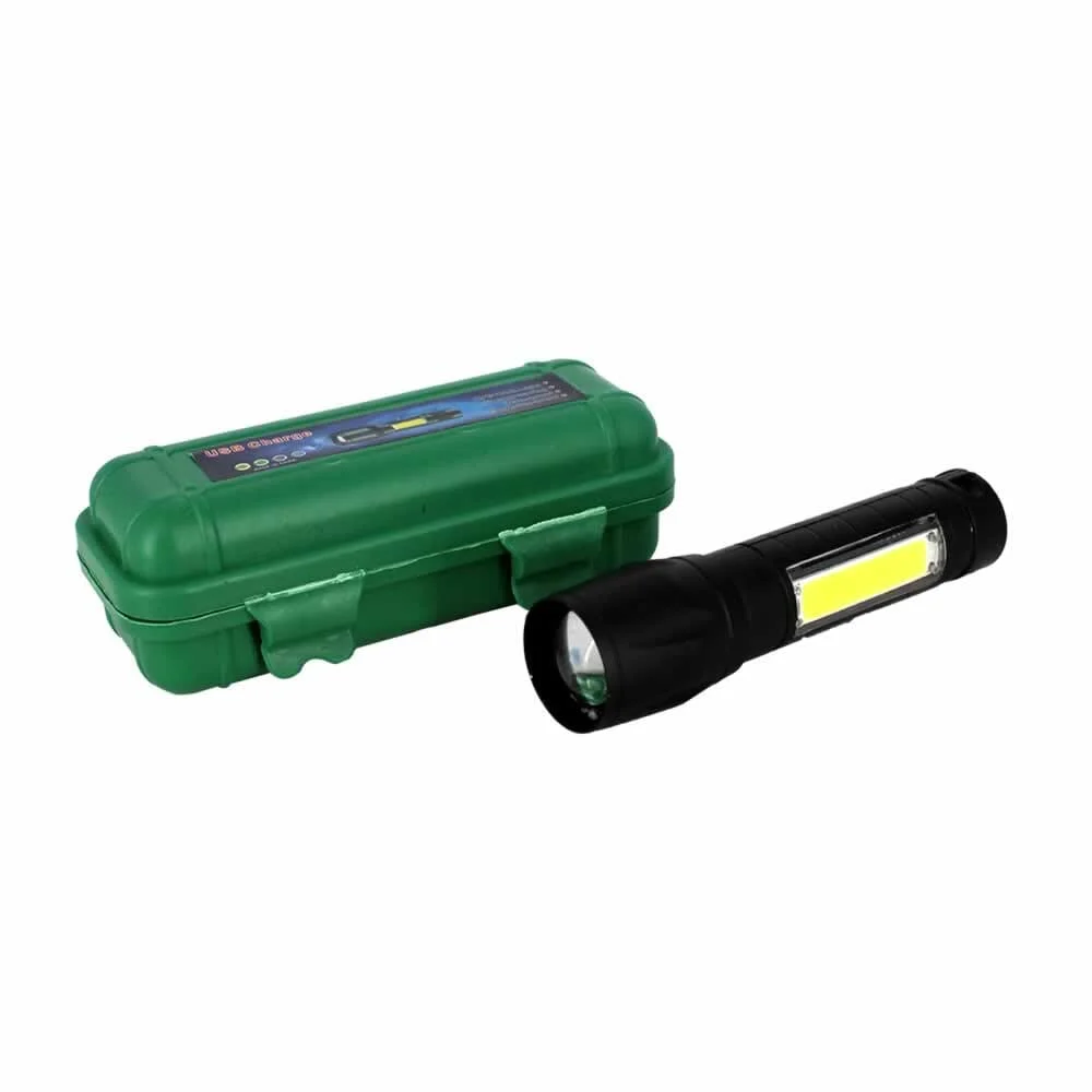 Mini linterna manual recargable con iluminación lateral / usb charge …