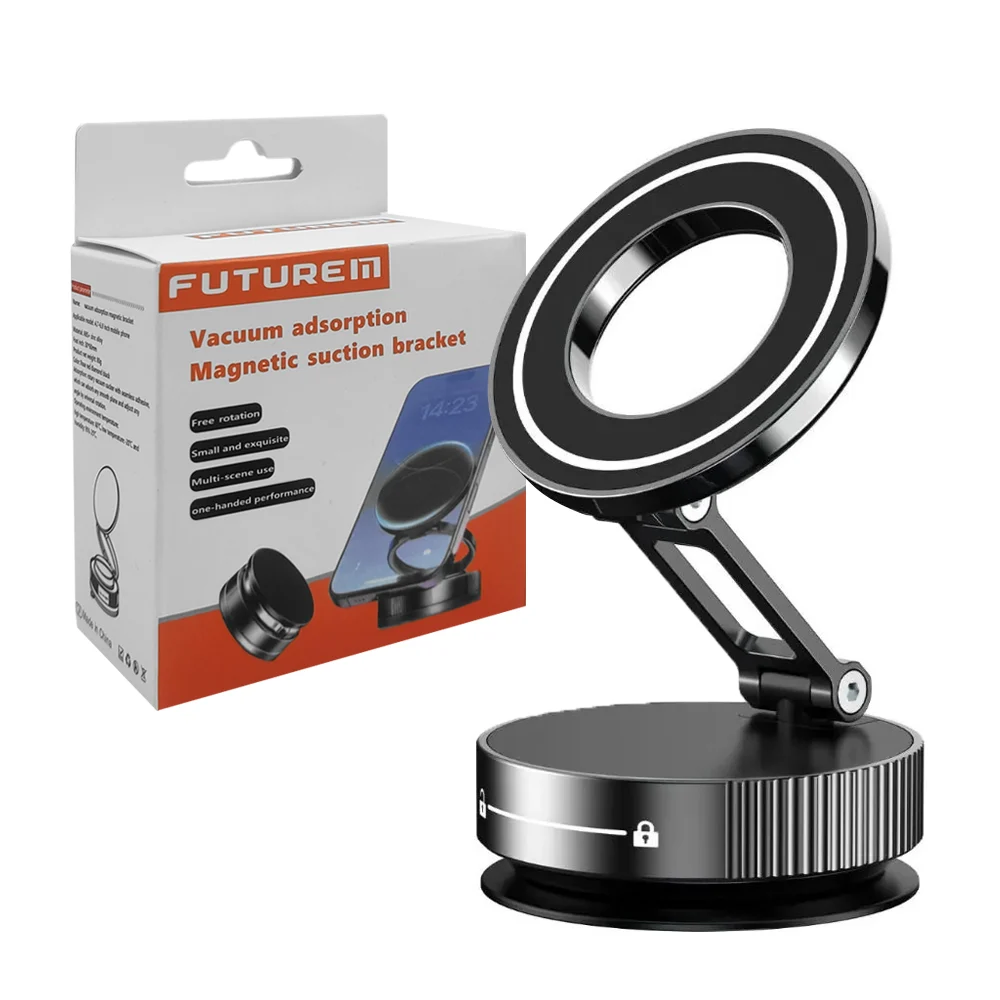 Soporte adhesivo con agarre magnético para celular / vacuum adsorptio…