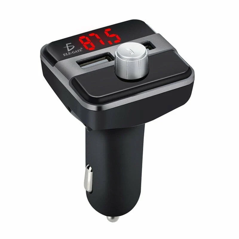 Transmisor bluetooth fm para auto, manos libres con entradas usb 3.0,…