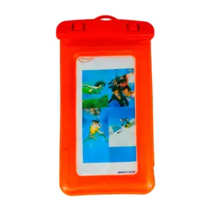 Funda contra el agua para teléfono celular con cordón, variedad de co…