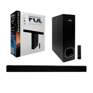 Barra de sonido fol con bluetooth / radio fm / usb / aux 5.25 fs-m228…