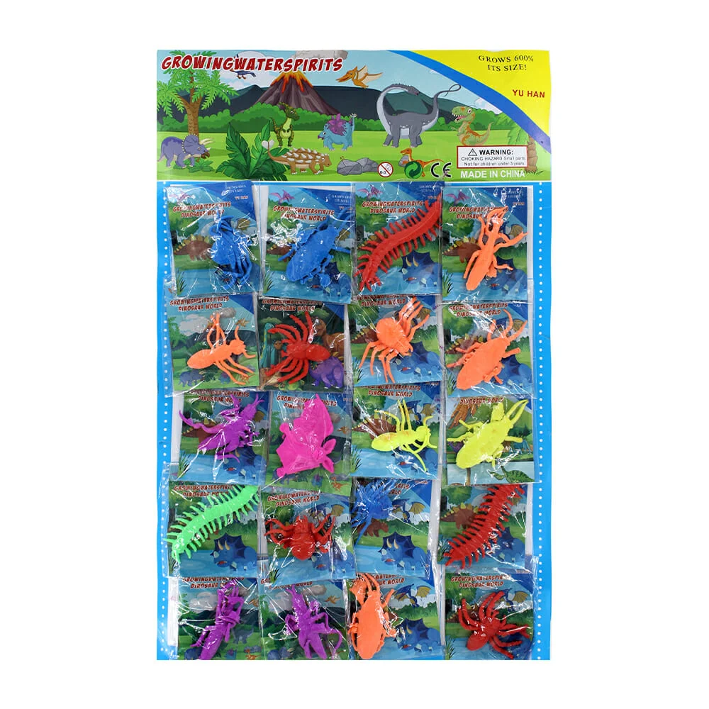 Planilla de 20 figuras expandibles crecientes con forma de animales p…