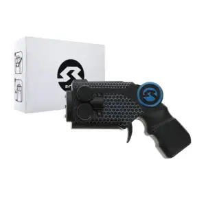 Pistola recargable lanzadora de cuerda y luz led / sirong / k-5