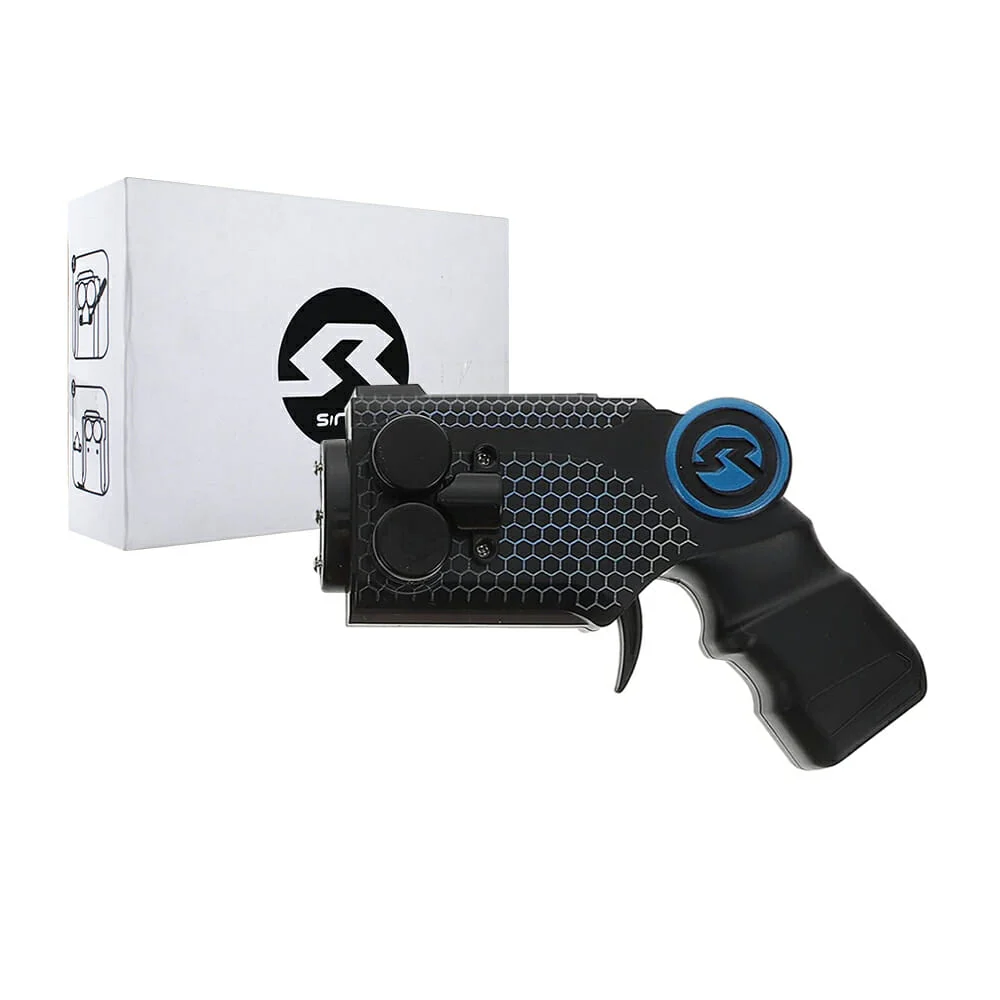 Pistola recargable lanzadora de cuerda y luz led / sirong / k-5