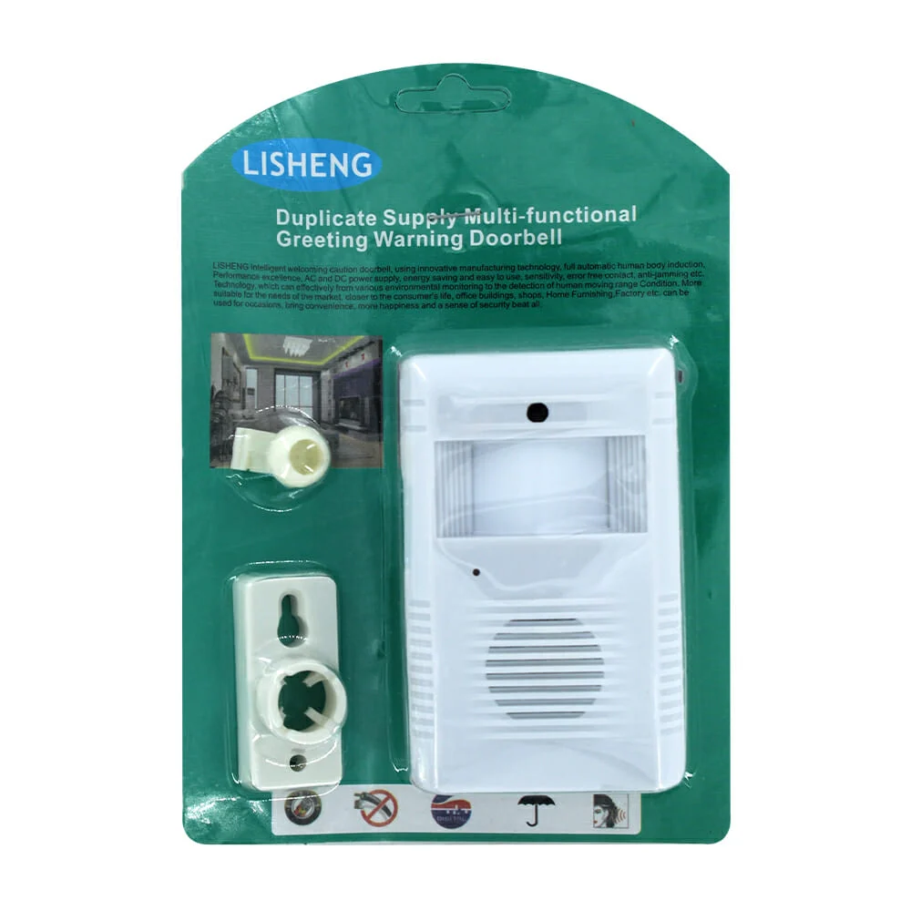 Timbre inalambrico de pared multifuncional con sensor de movimiento, …