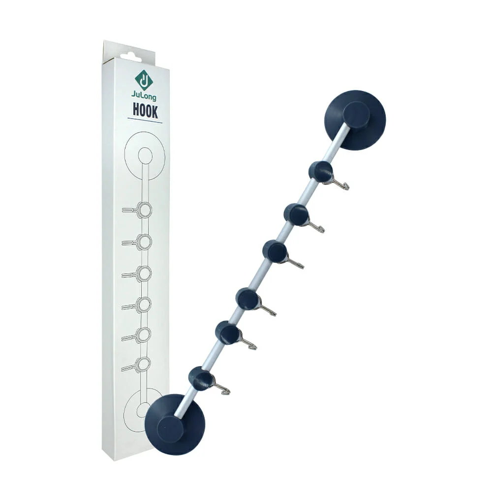 Organizador adhesivo con 6 ganchos para utensilios de cocina gh6727