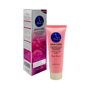 Crema exfoliante de 120g con extracto de rosas para la limpieza de la…