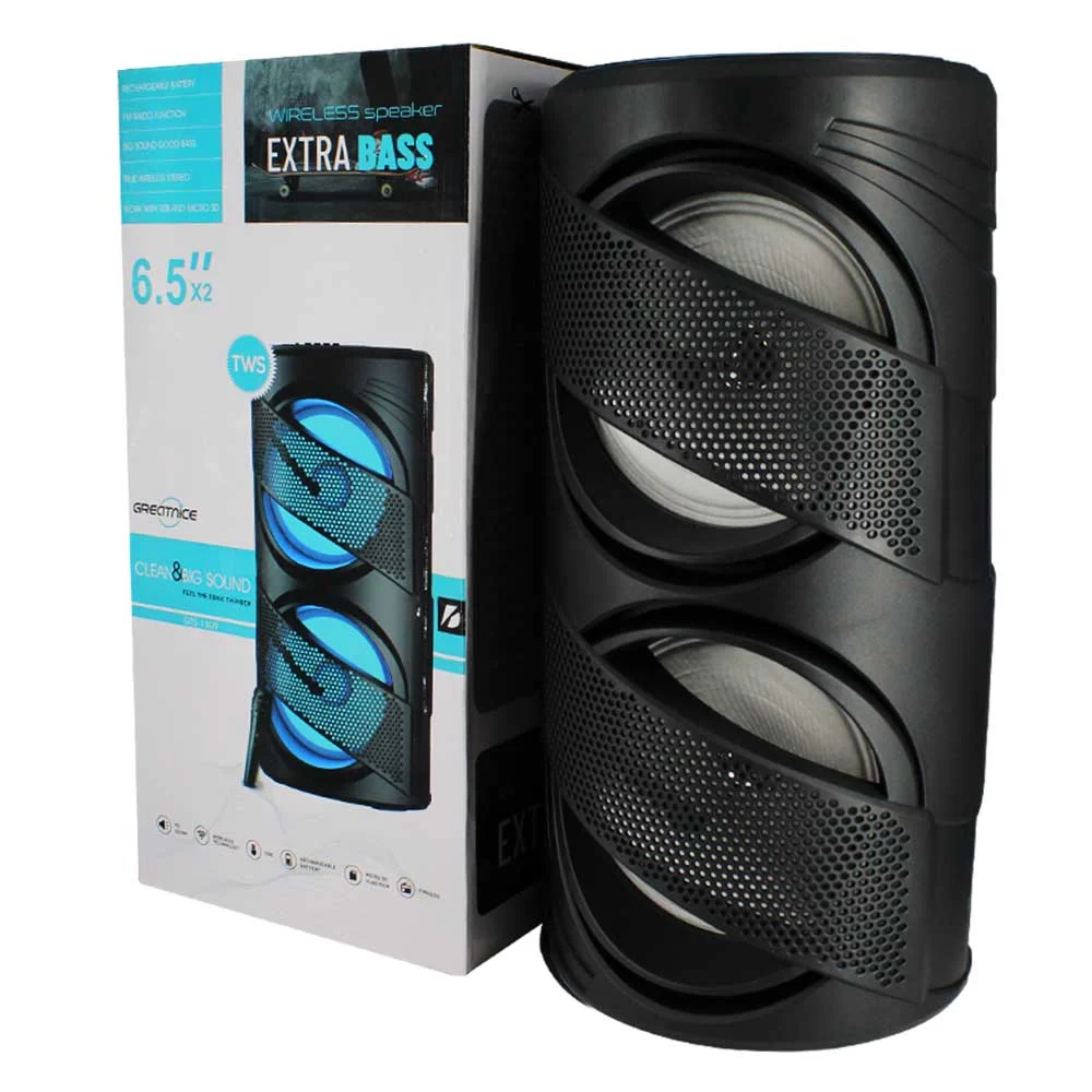 Bocina bluetooth de diseño 6.5 gts-1309