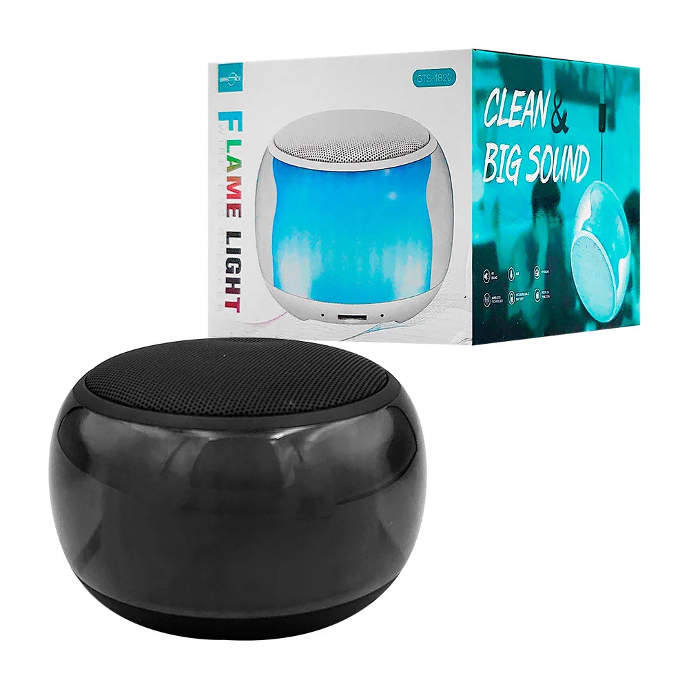 Bocina recargable, iluminación rgb, botones de acción y asa agarradera