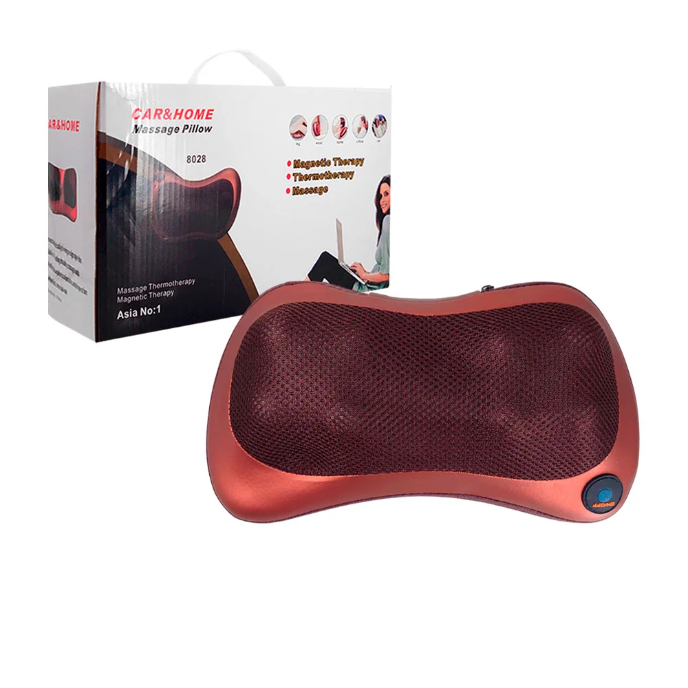 Masajeador tipo almohada multiusos, con regulador de potencia y resor…