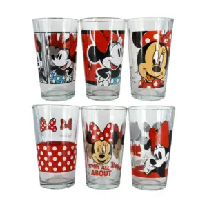 1pza Vaso transparente redondo de vidrio con capacidad de 480ml y dis…