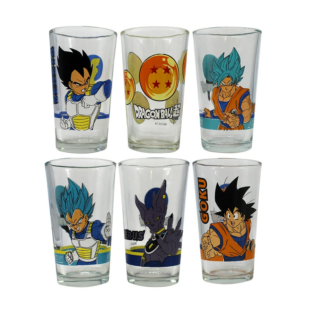 Vaso de cristal con diseño de dragón ball 480ml / h1-vr144