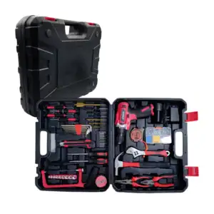 Estuche 40x32cm con 26 herramientas multifuncionales + taladro eléctr…