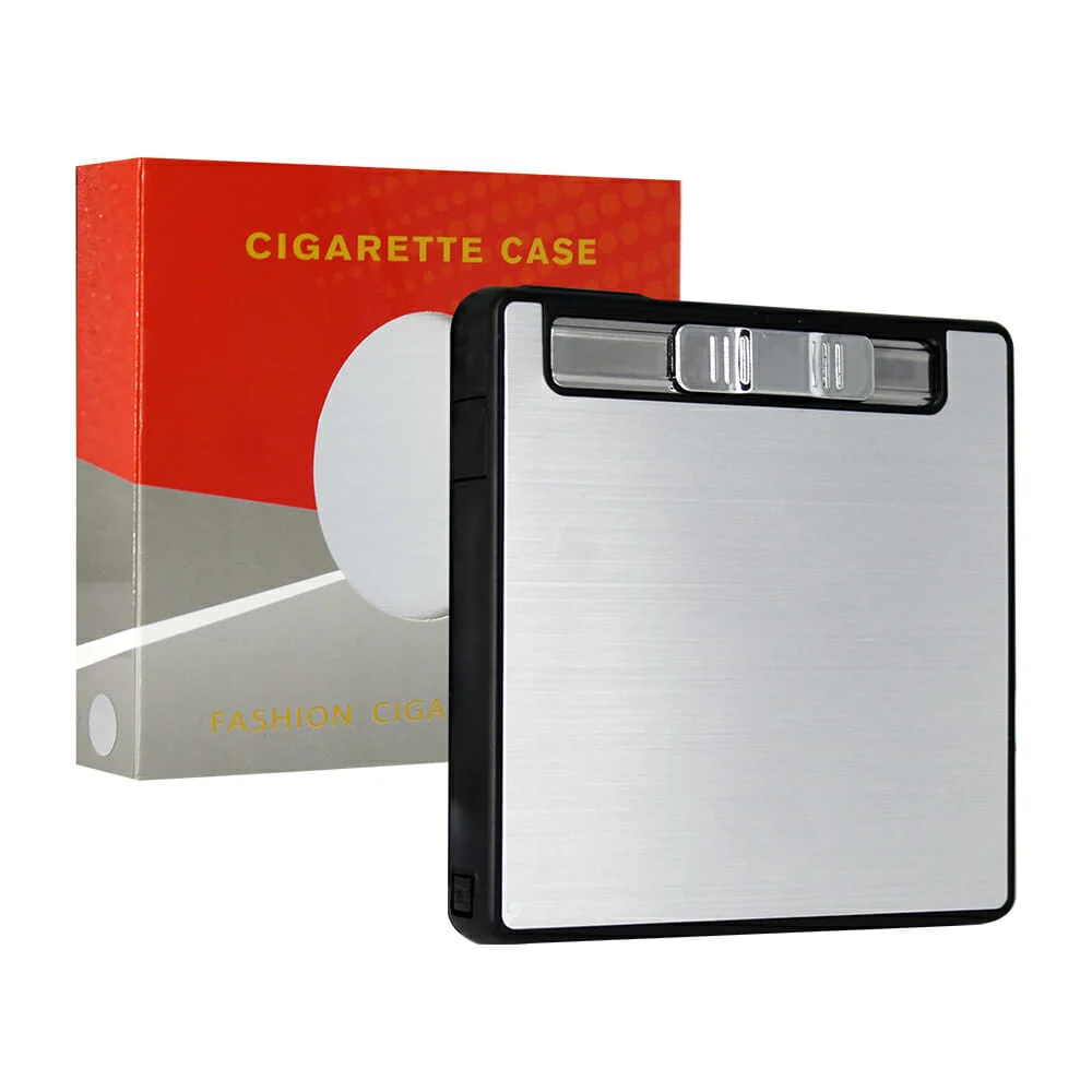 Encendedor de resistencia recargable, cigarrera grande, variedad de c…
